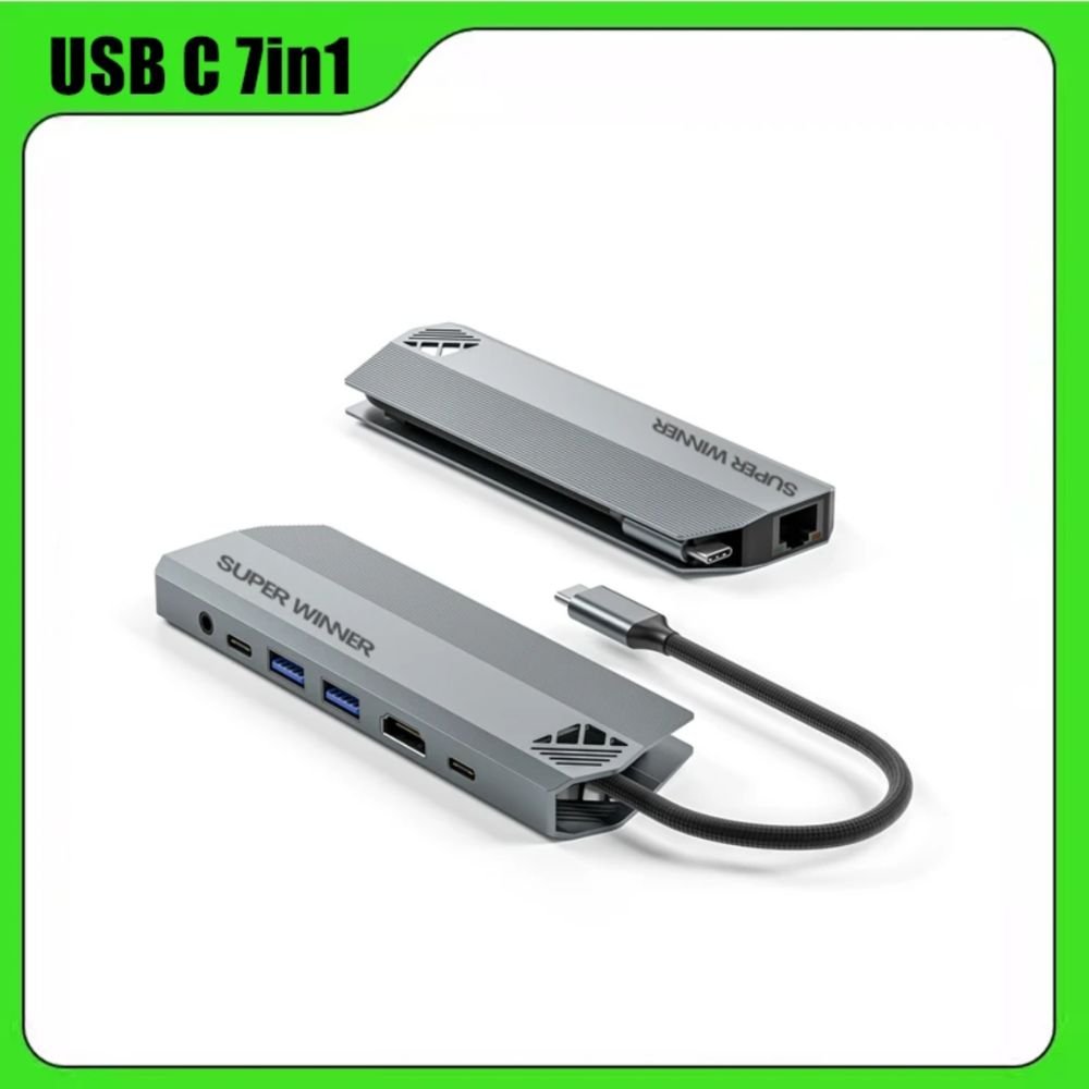 SARAFOX Adapter 7 in 1 وصلة سارة فوكس - Image 4