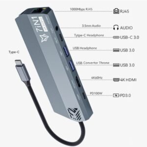 SARAFOX Adapter 7 in 1  وصلة سارة فوكس